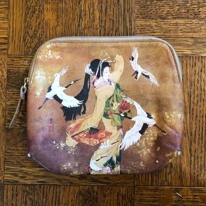 ICON LOS ANGELES ART TO WEAR ZIPPER POUCH JAPANESE MOTIF